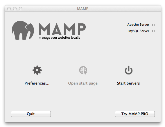 mamp-interface
