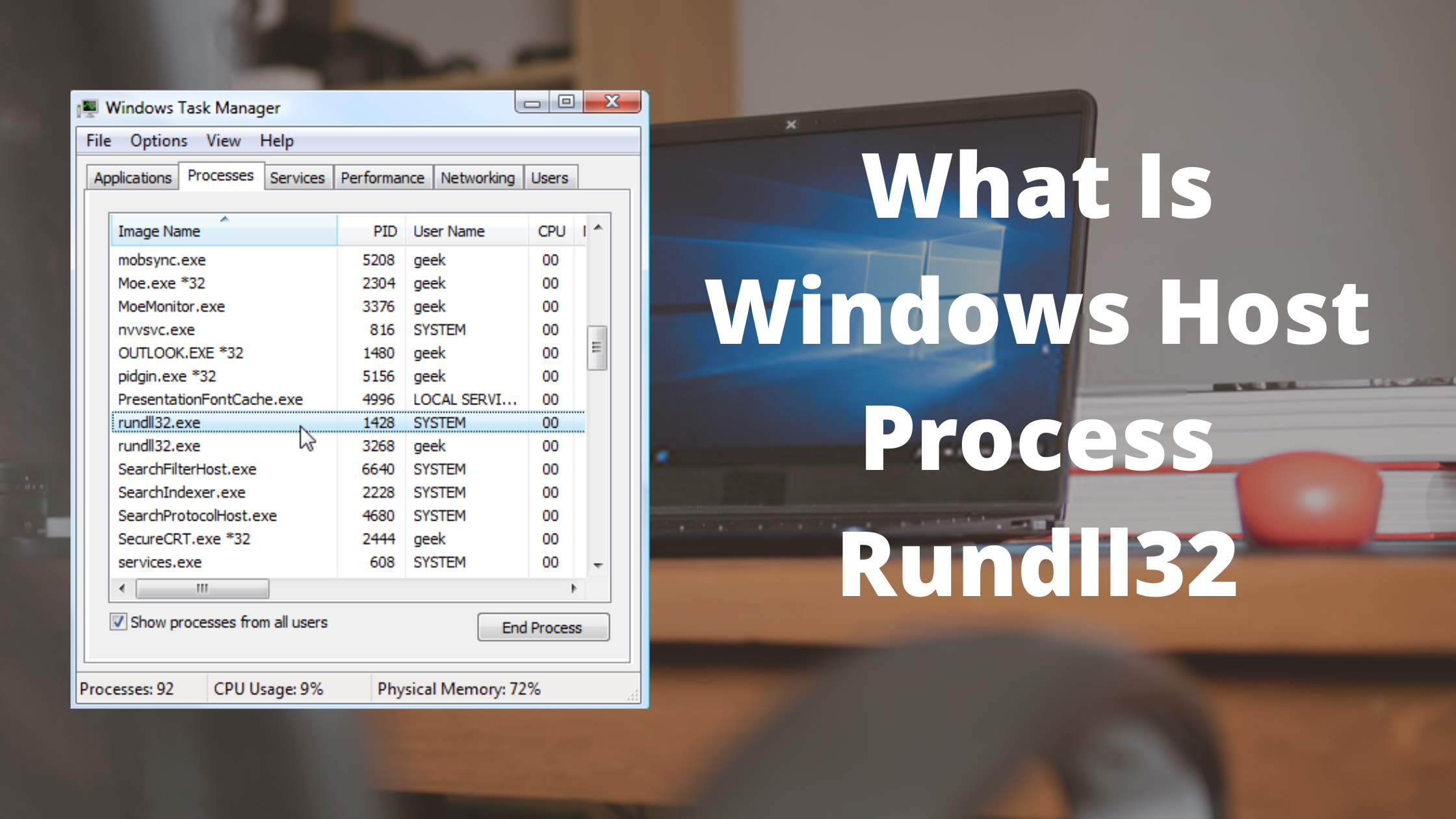 Cách kiểm tra và tối ưu hóa tài nguyên CPU cho Rundll32.exe trên Windows?
