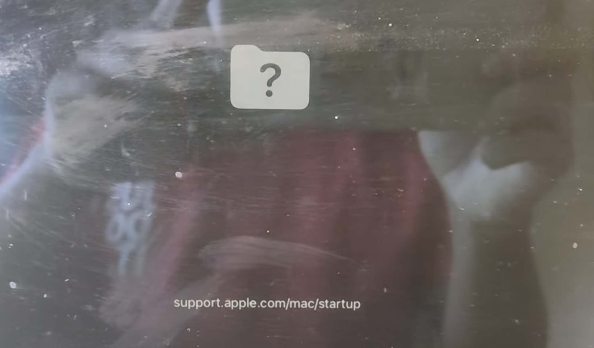 Hình ảnh lỗi support.apple.com/mac/startup